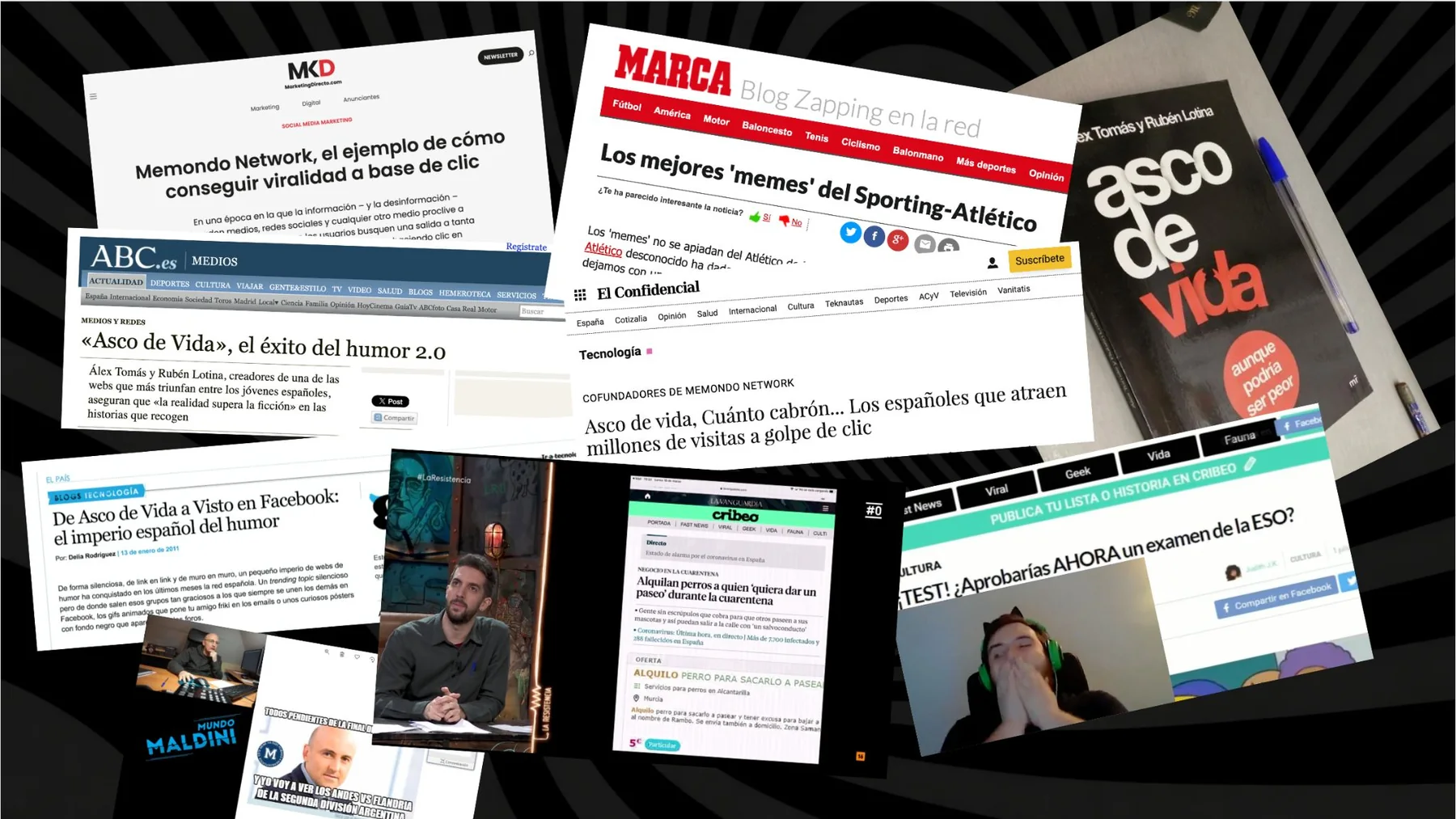Recortes de prensa sobre Memondo Network